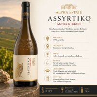 Alpha Estate Assyrtiko Single Block Aghia Kiriaki Weisswein 75cl